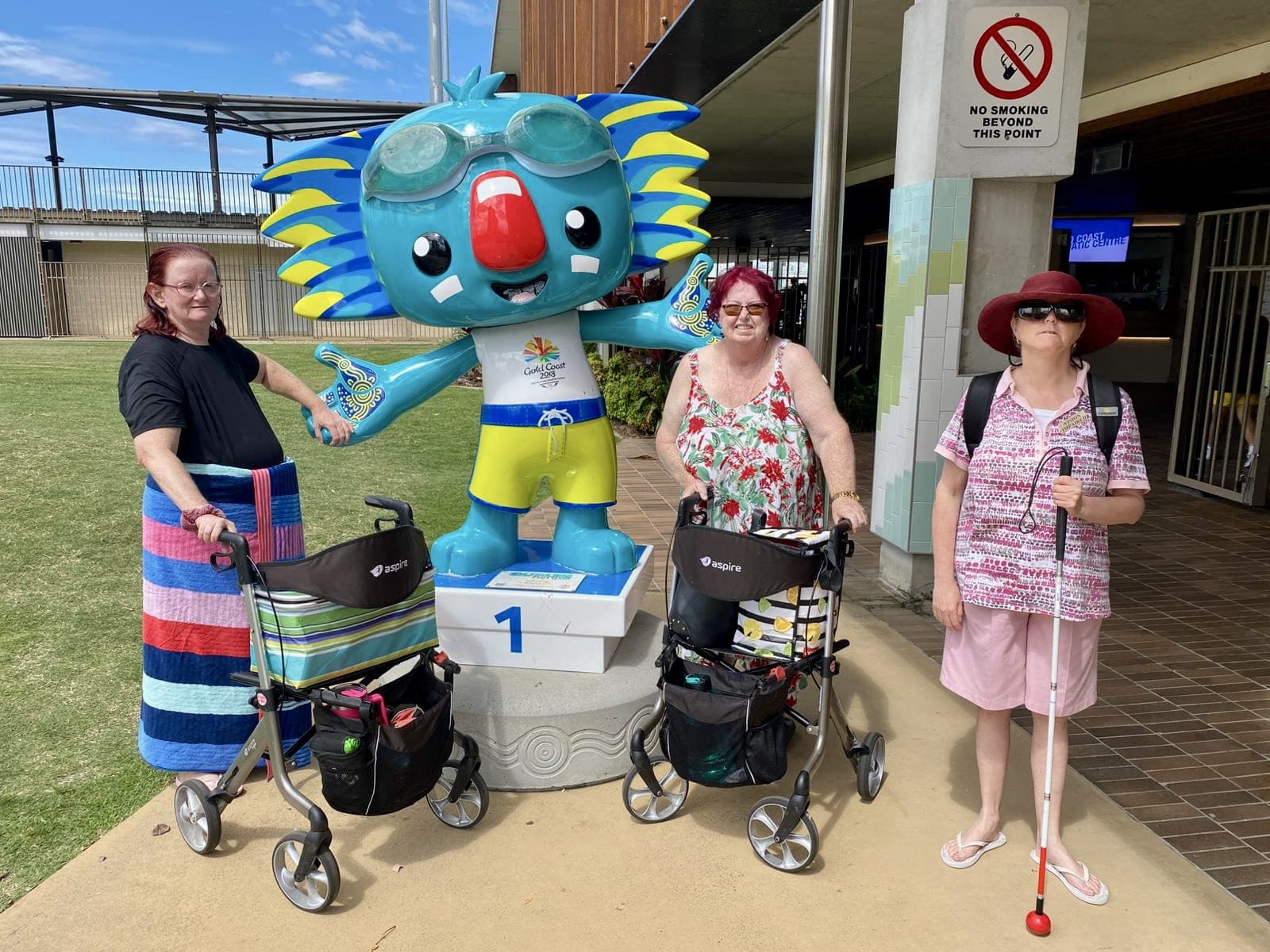 Participants enjoying a day out at the Gold Coast